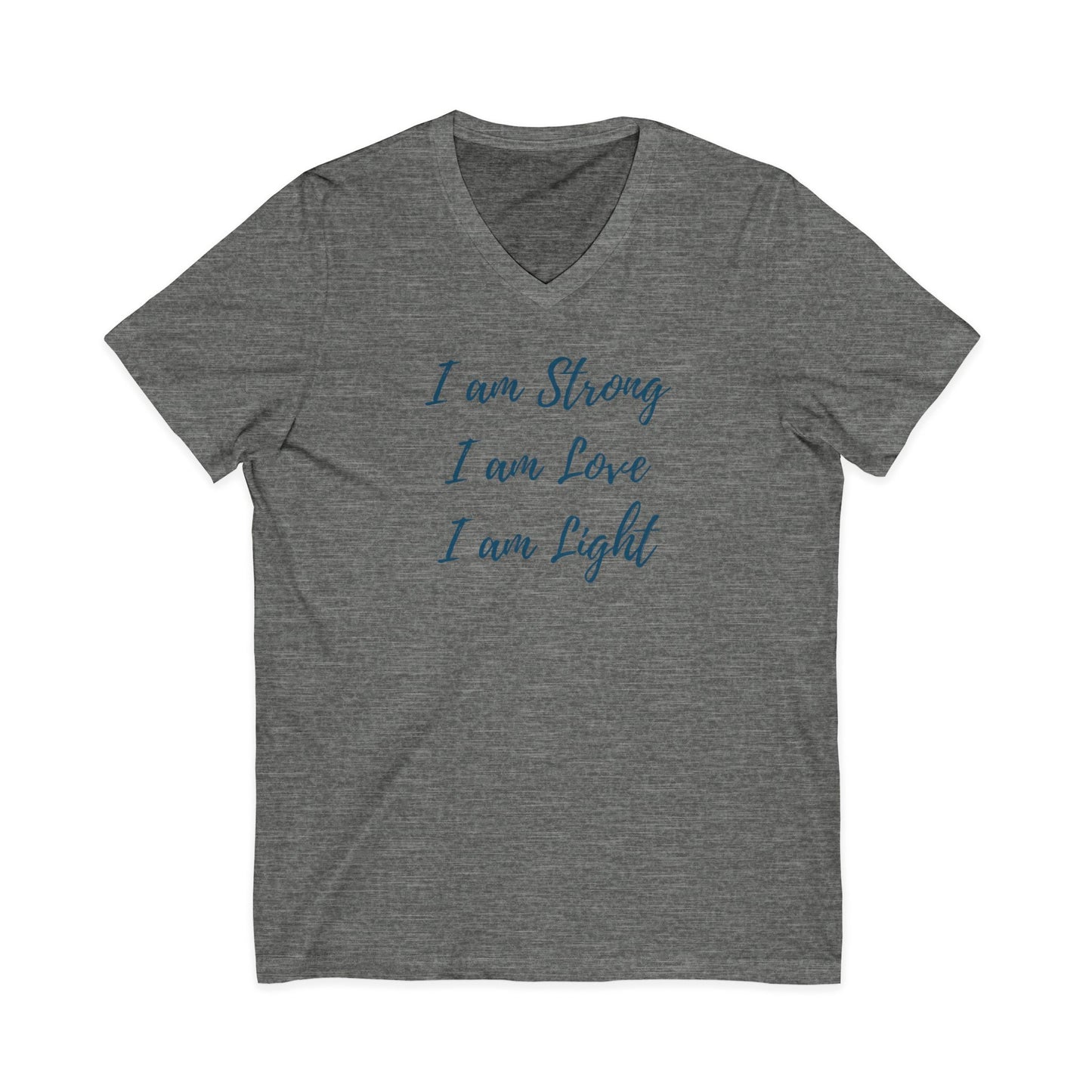 I Am Strong I Am Love I Am Light V-Neck Tee