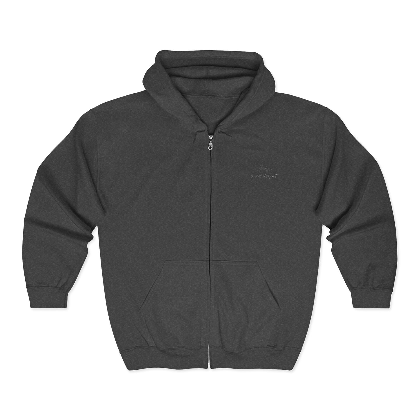 I am Light Unisex Heavy Blend™ Full Zip Hooded Sweatshirt