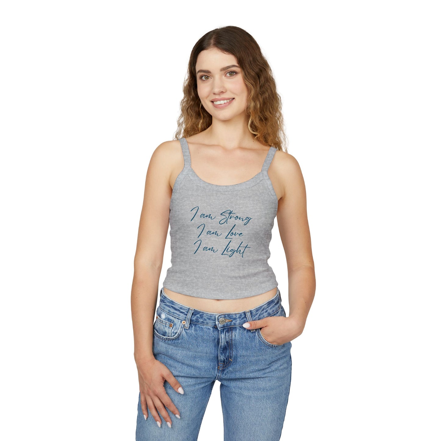 I am Light Women's Spaghetti Strap Tank Top
