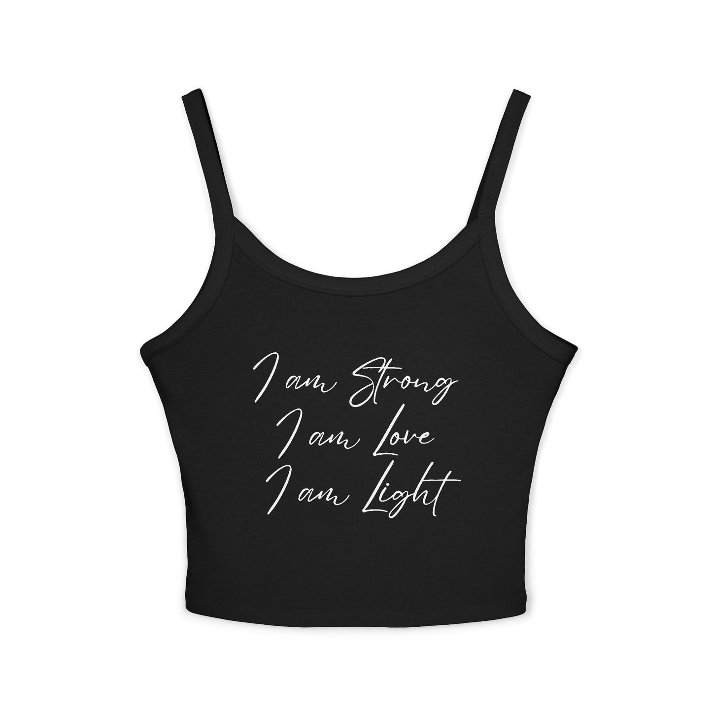 I am Light Women's Spaghetti Strap Tank Top