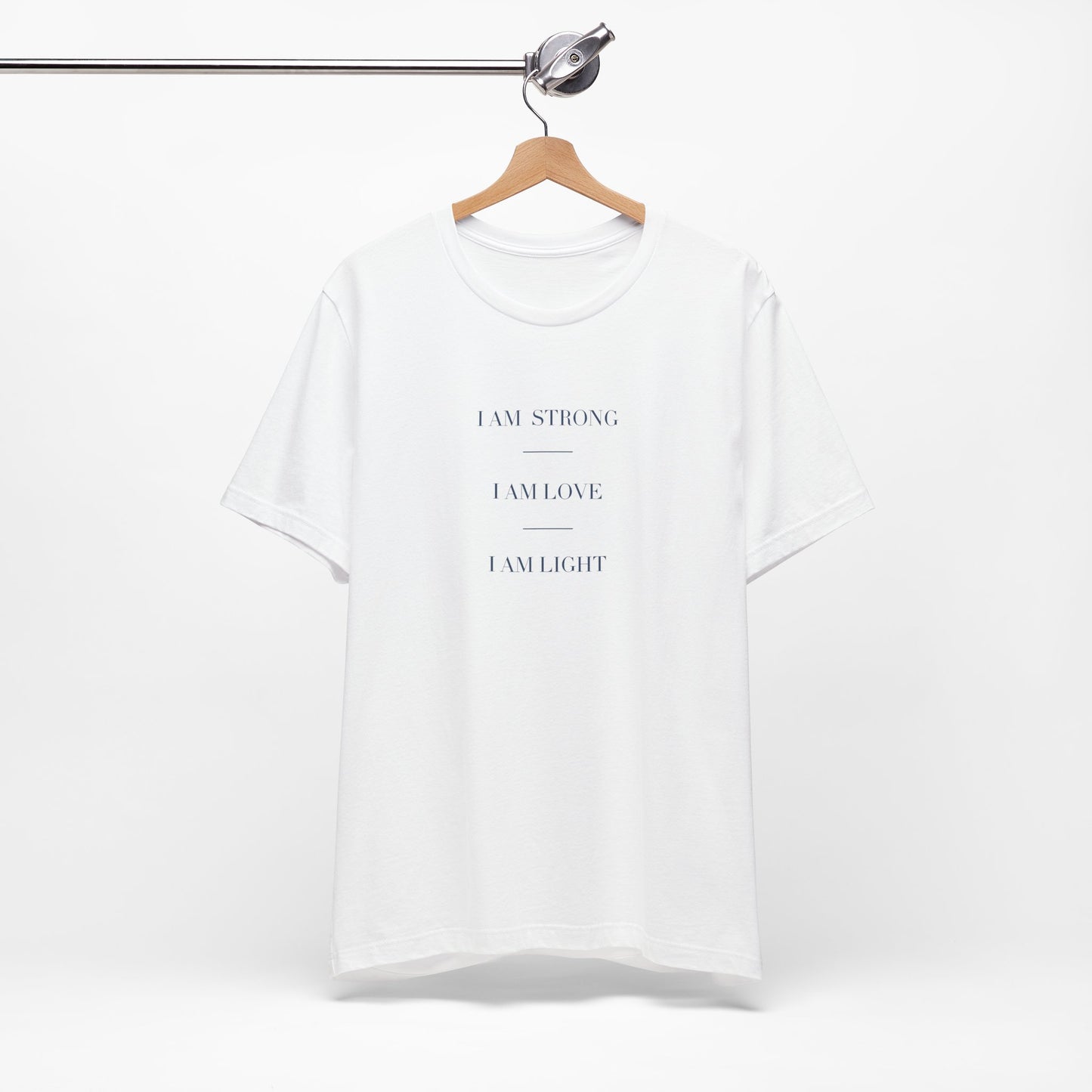 I am Light Crew Neck Short Sleeve Tee