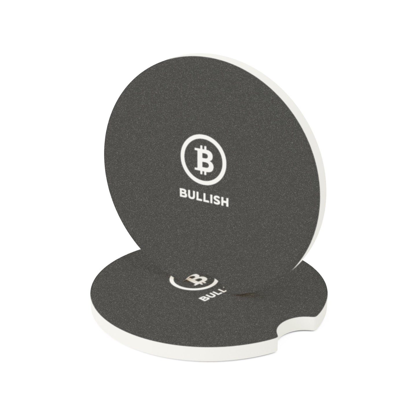 Bitcoin Bullish Soapstone Car Coaster
