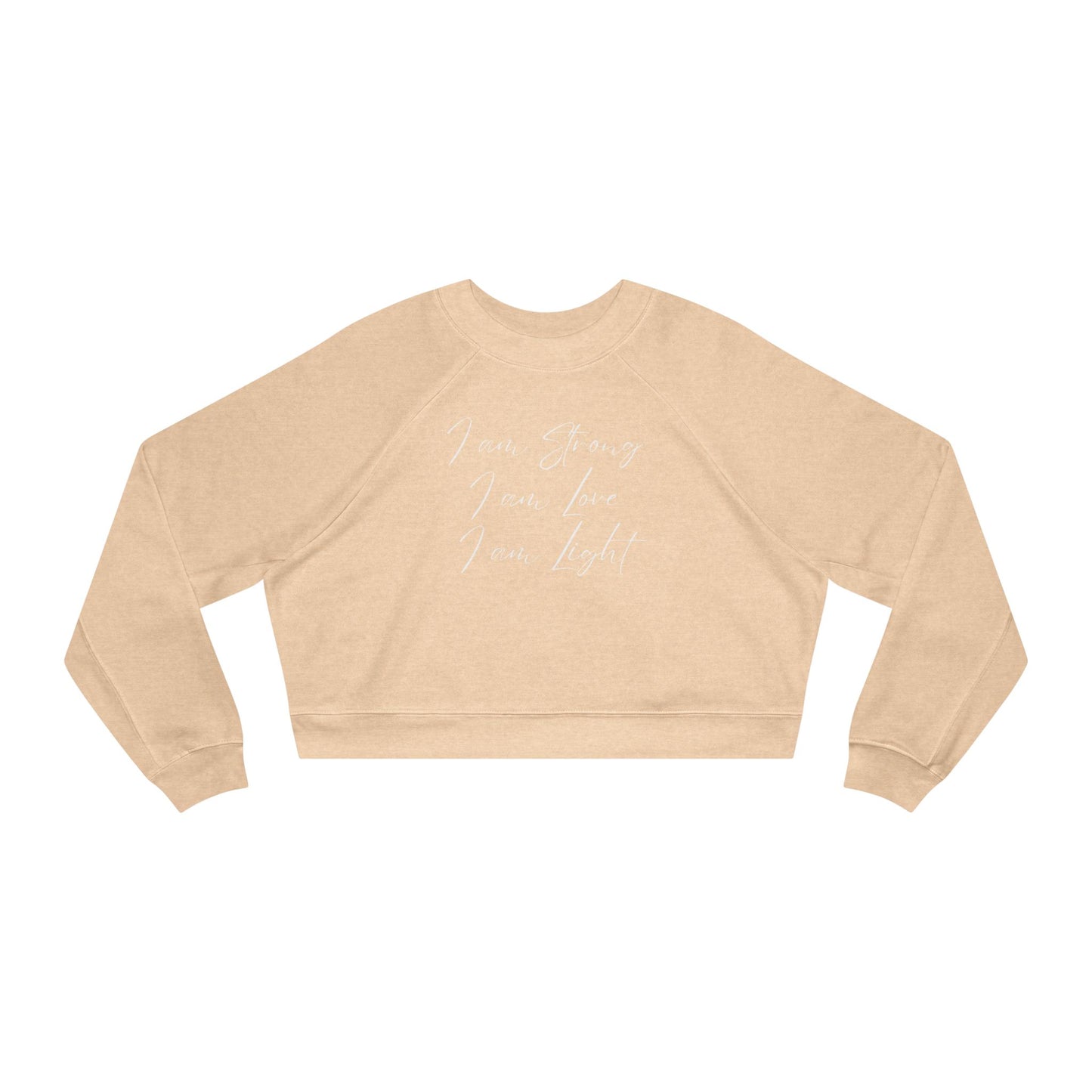I am Light Women's Cropped Fleece Pullover