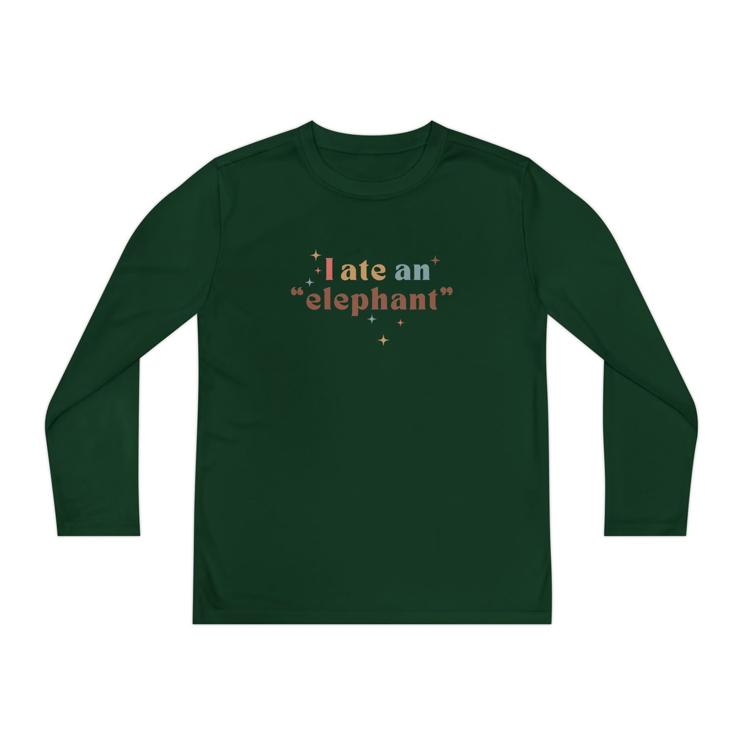 "I Ate an 'Elephant'" Teen Long Sleeve Tee