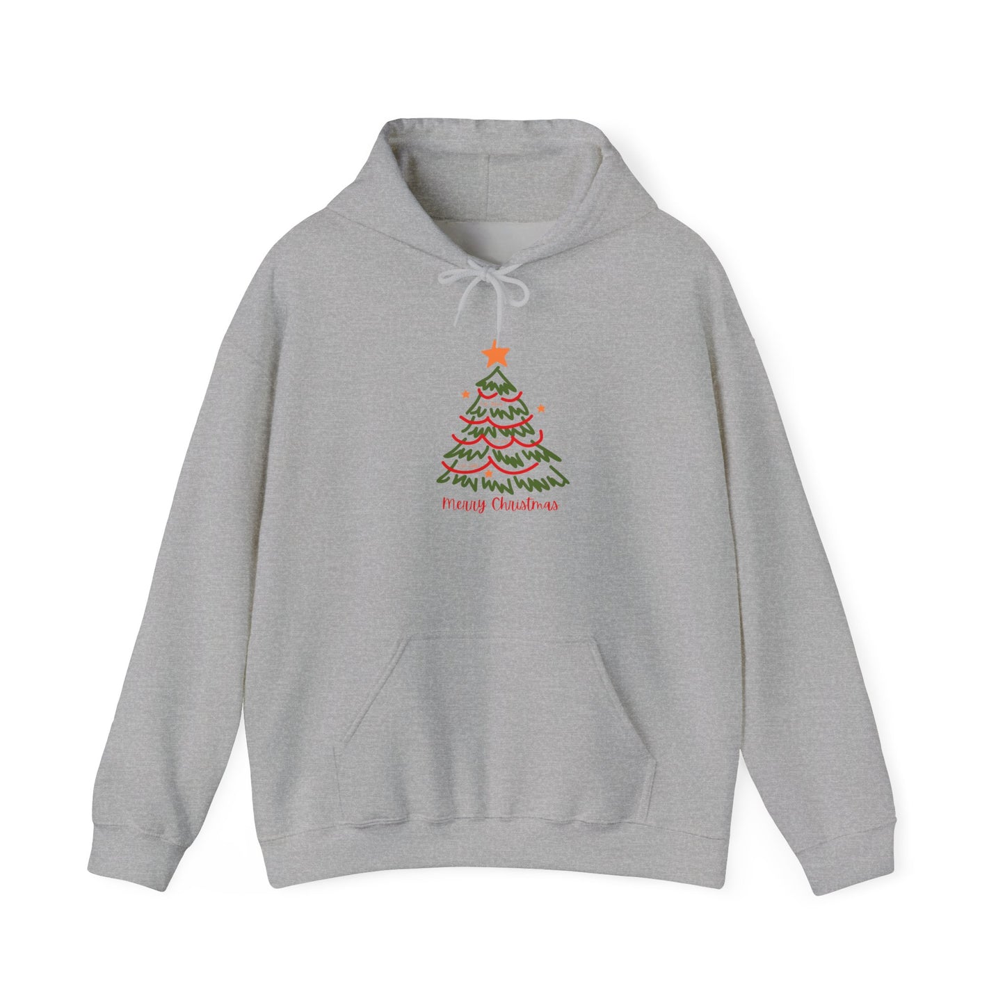 Christmas Tree Sketch Hoodie