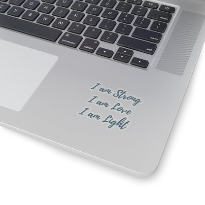 I am Light Kiss-Cut Stickers