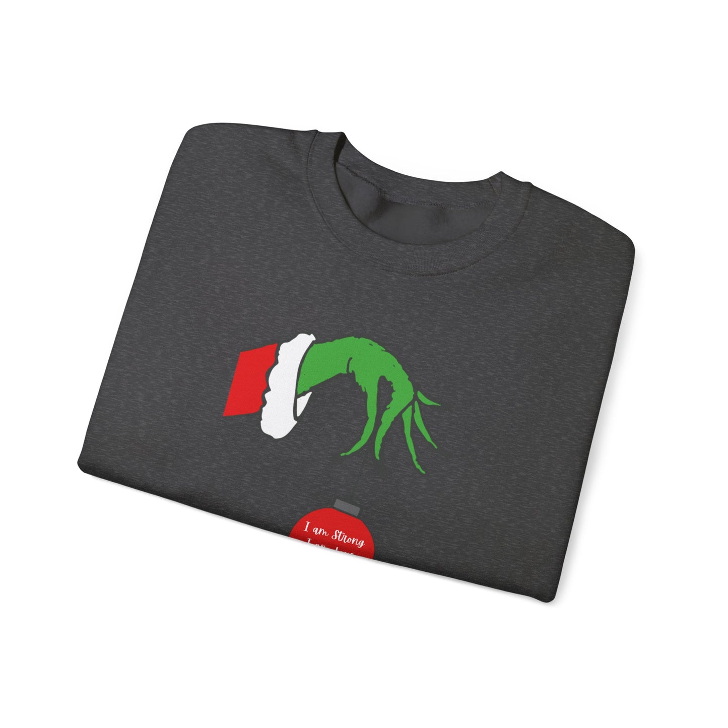 Grinch Hand Ornament Sweatshirt