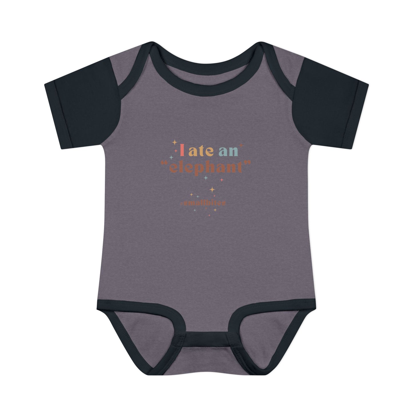 "I Ate an 'Elephant'" Infant Baby Rib Bodysuit