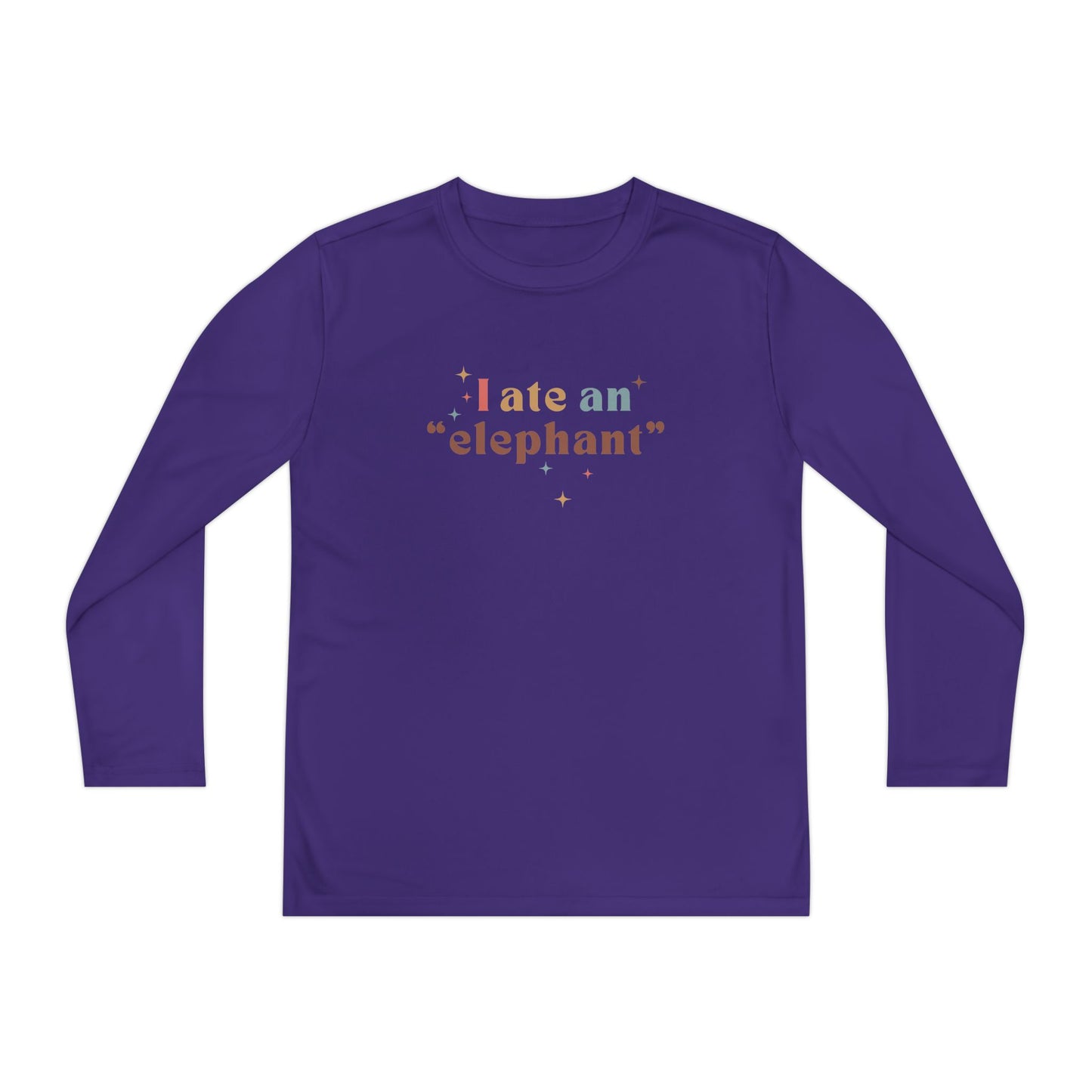 "I Ate an 'Elephant'" Teen Long Sleeve Tee