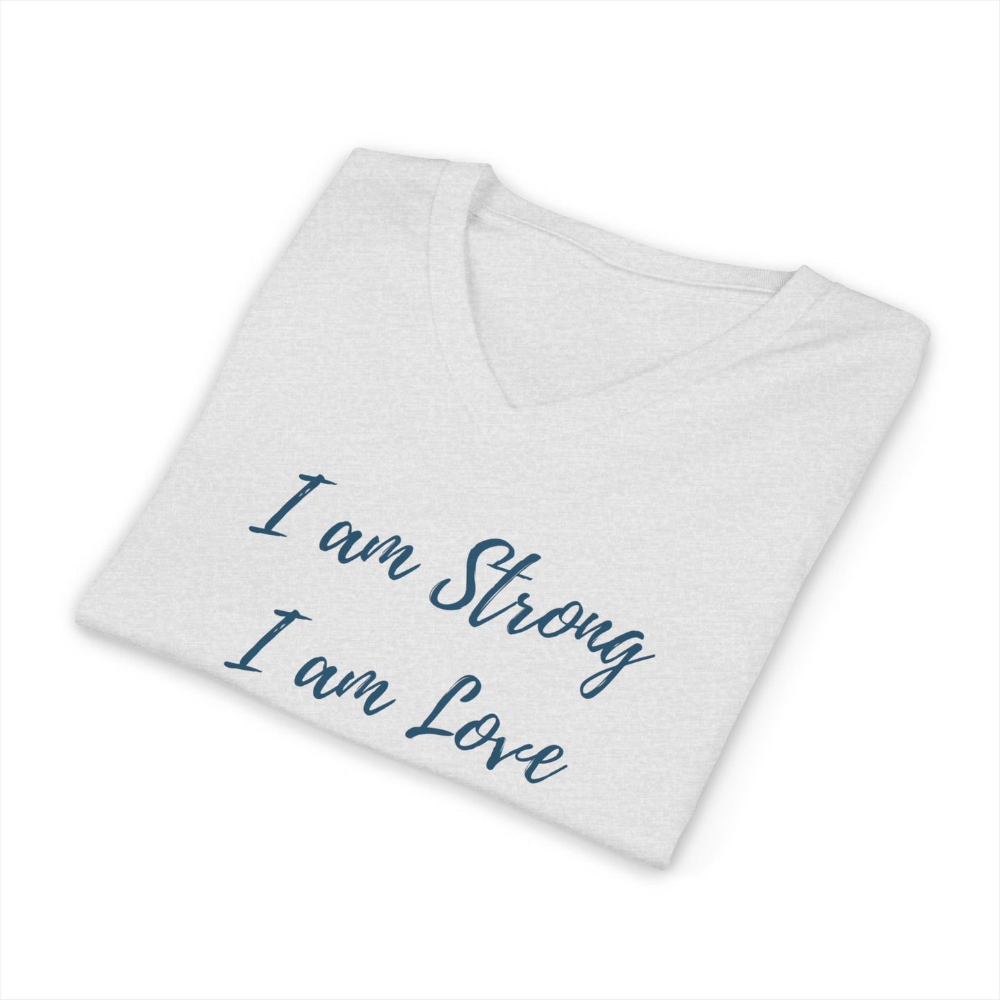 I am Light Jersey Short Sleeve V-Neck Tee