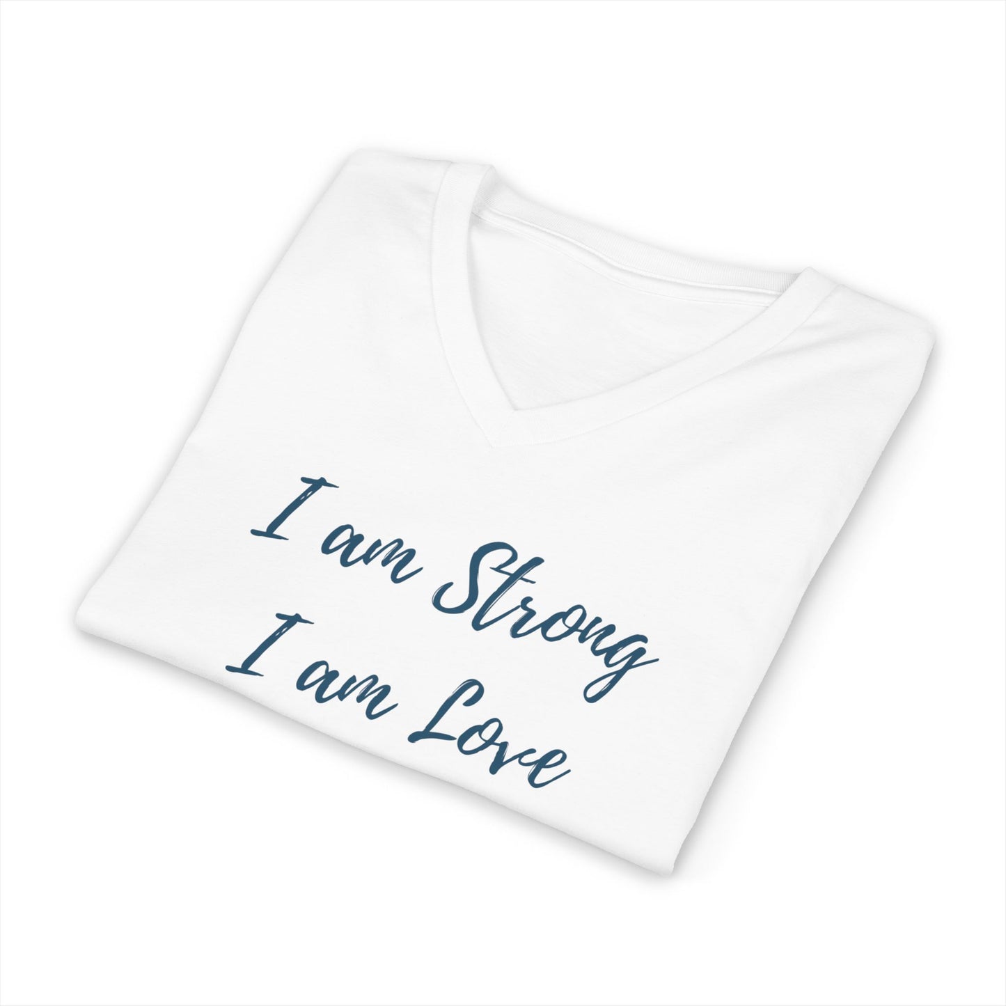 I am Light Jersey Short Sleeve V-Neck Tee