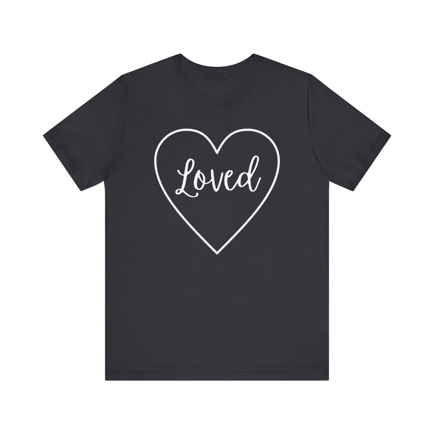 Loved Heart Unisex Jersey Tee