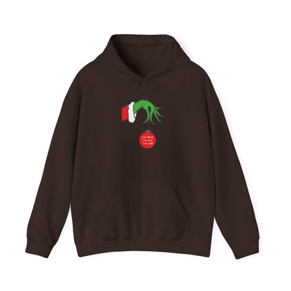 Grinch Hand Holding Ornament Hoodie