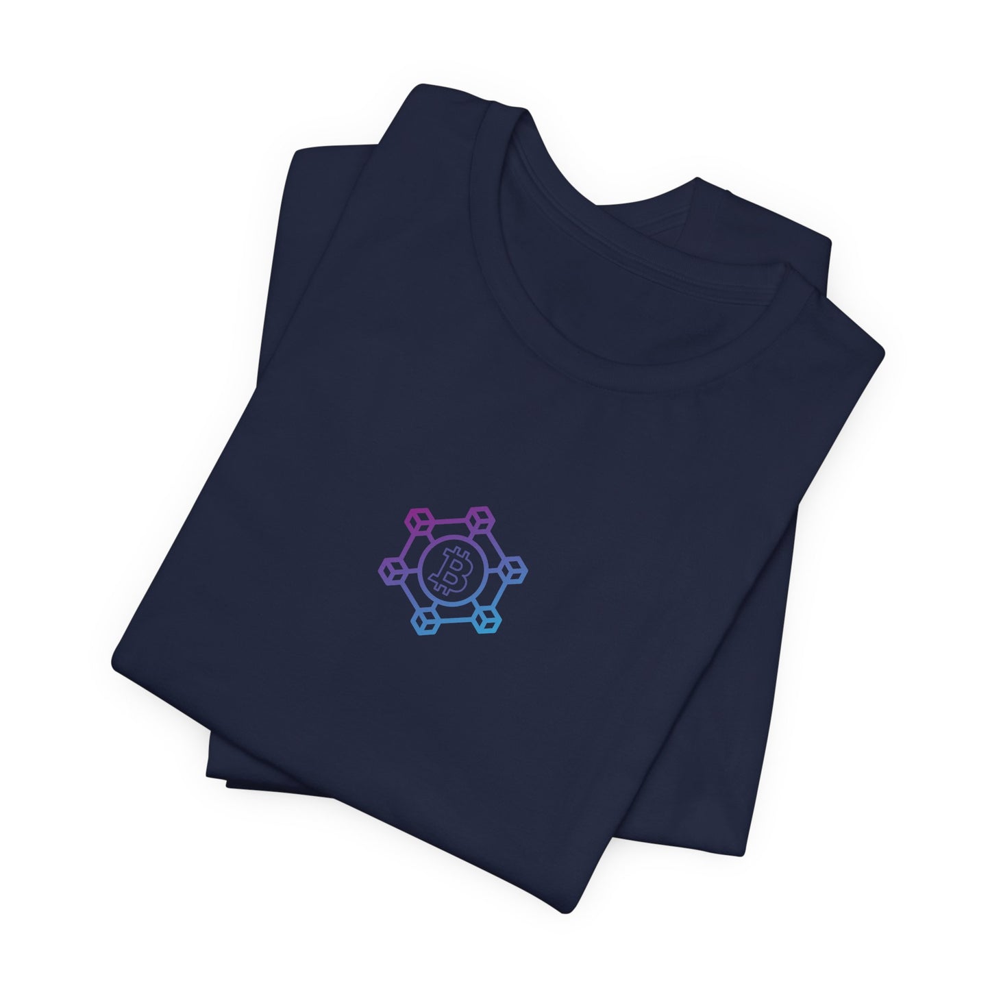 Bitcoin Blockchain Unisex Jersey Short Sleeve Tee
