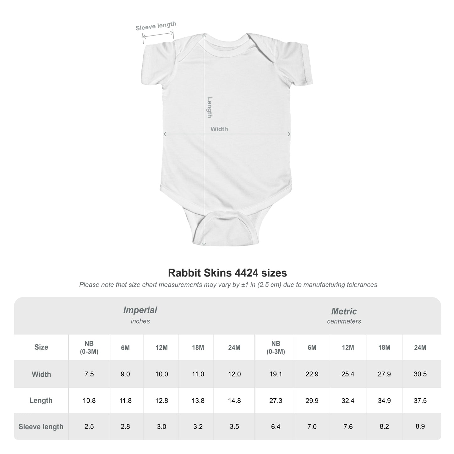 I am Light Infant Fine Jersey Bodysuit