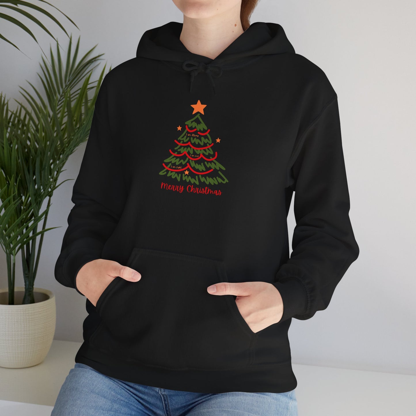 Christmas Tree Sketch Hoodie