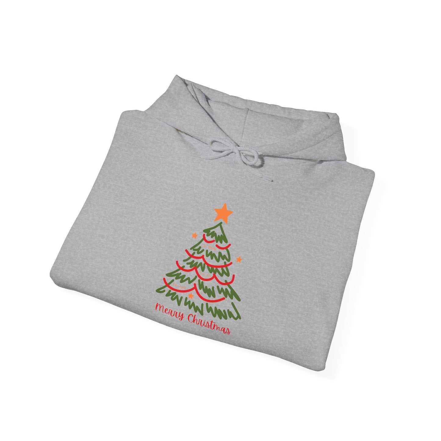 Christmas Tree Sketch Hoodie