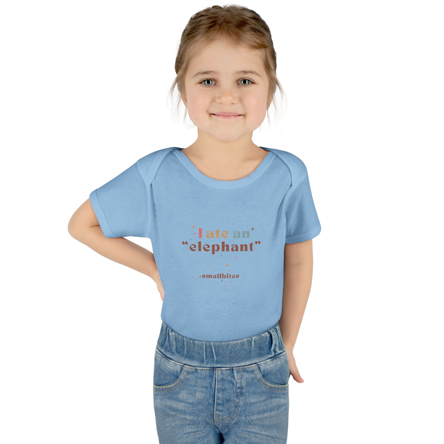 "I Ate an 'Elephant'" Infant Baby Rib Bodysuit