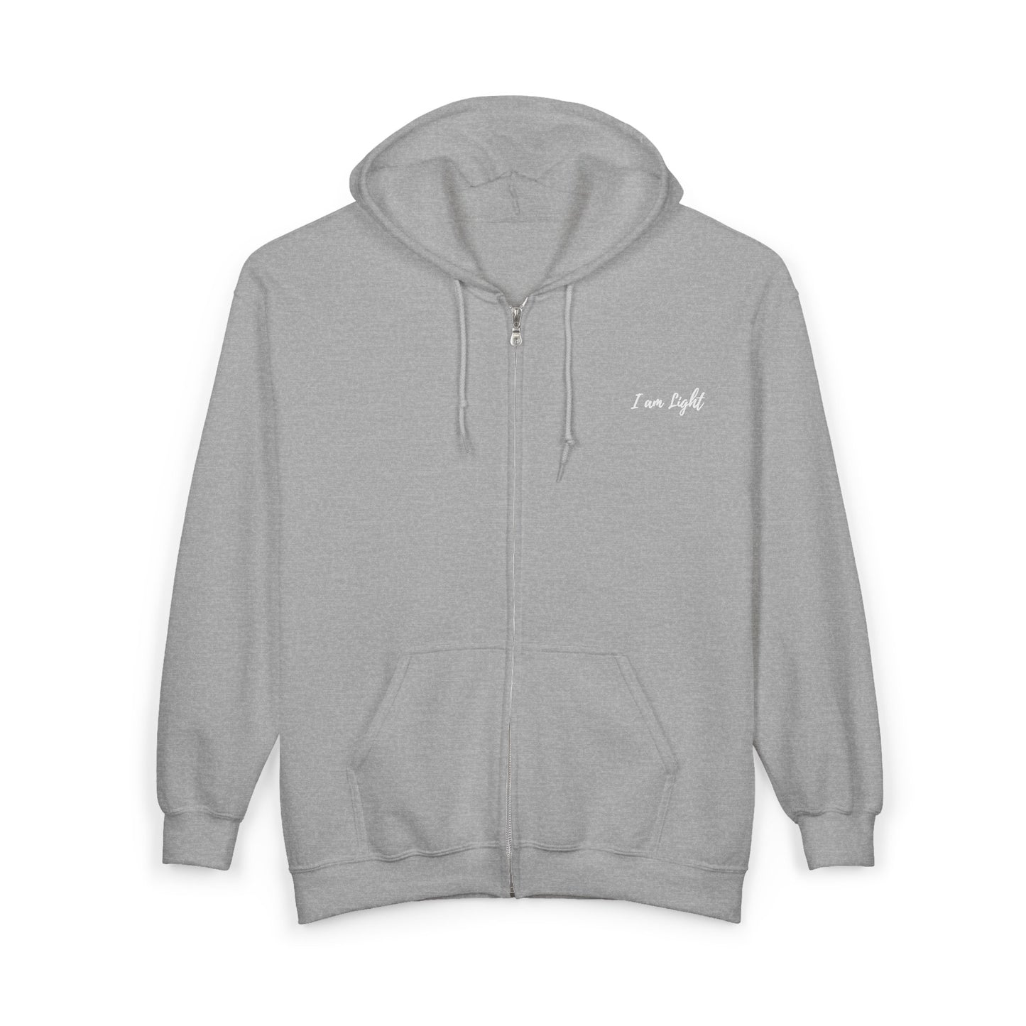 I am Light Unisex Heavy Blend™ Full Zip Hooded Sweatshirt