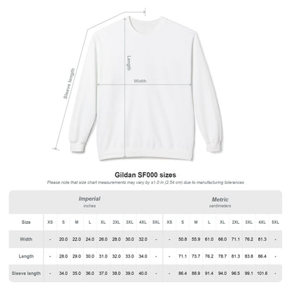Inspirational Crewneck Sweatshirt - "I am Strong, I am Love, I am Light"