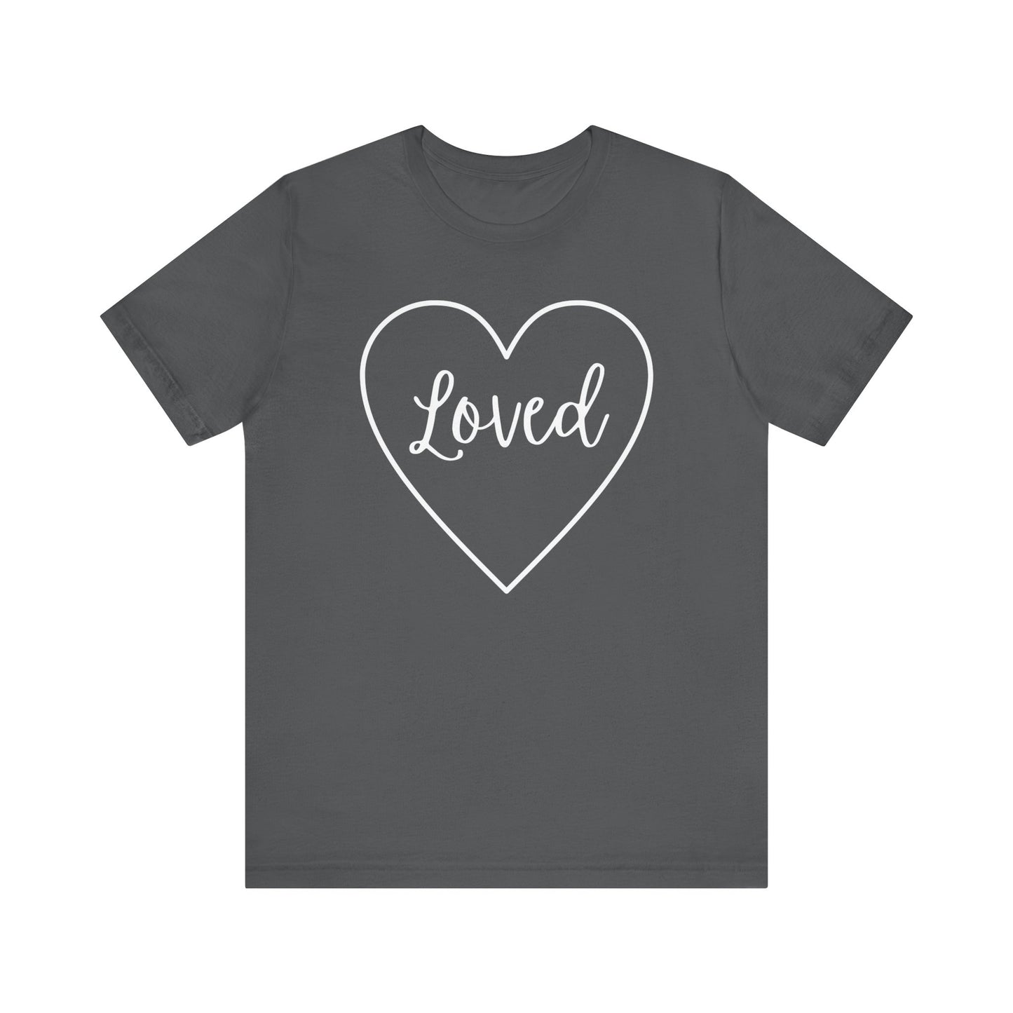 Loved Heart Unisex Jersey Tee