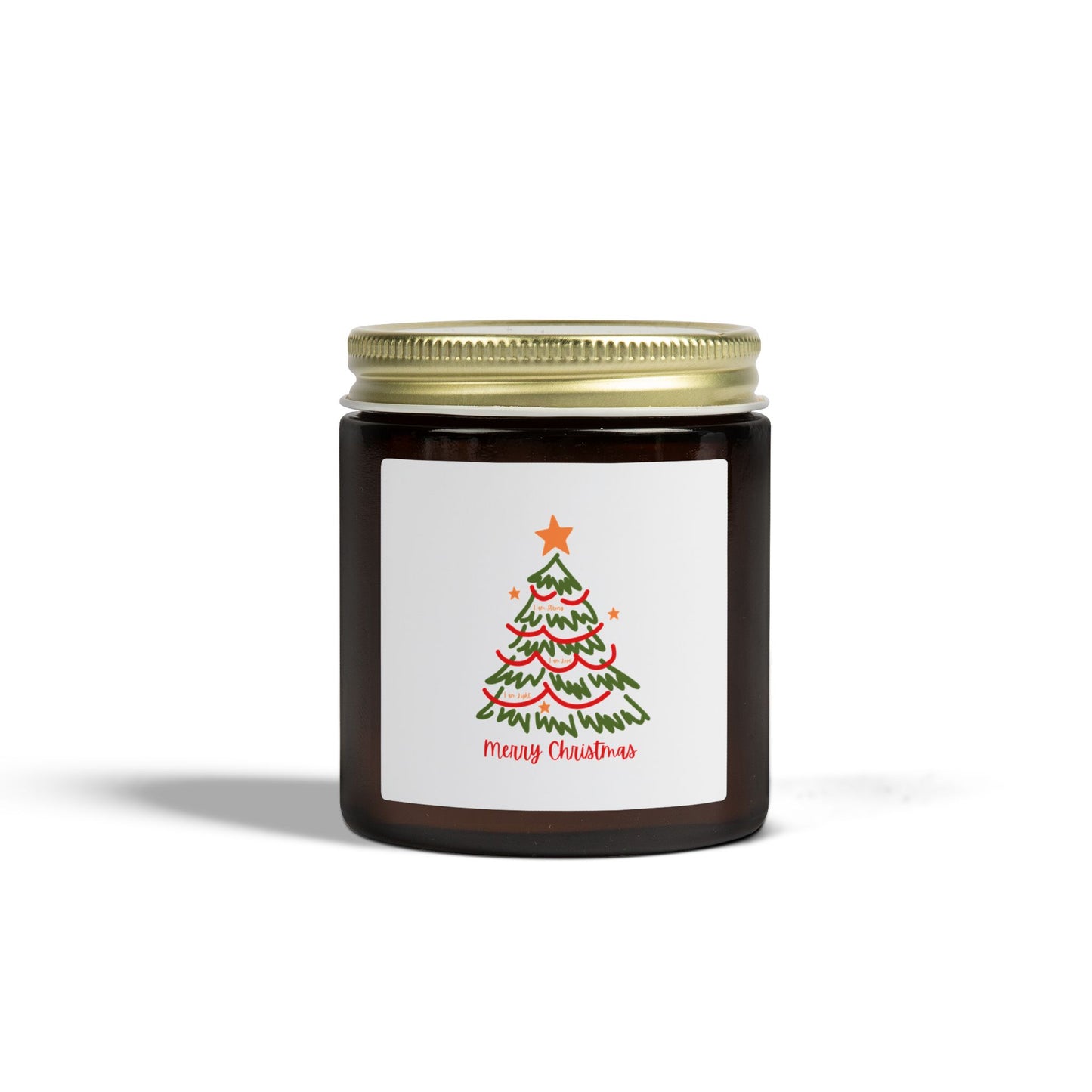 Christmas Tree Scented Candle Coconut Apricot Wax (4oz & 9oz)