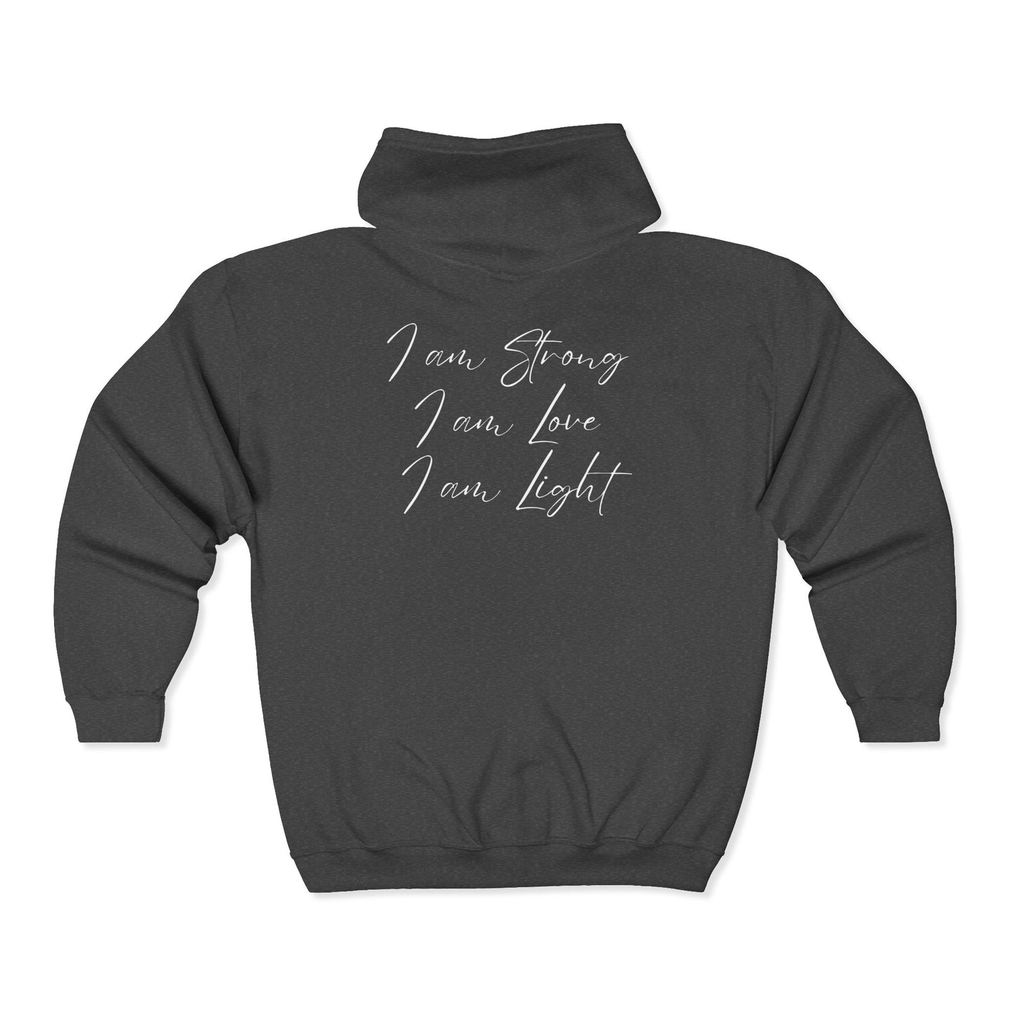 I am Light Unisex Heavy Blend™ Full Zip Hooded Sweatshirt