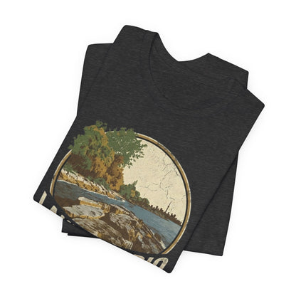 Lake Ontario Vintage Scenic T-Shirt — Retro Lakeside Nature Tee