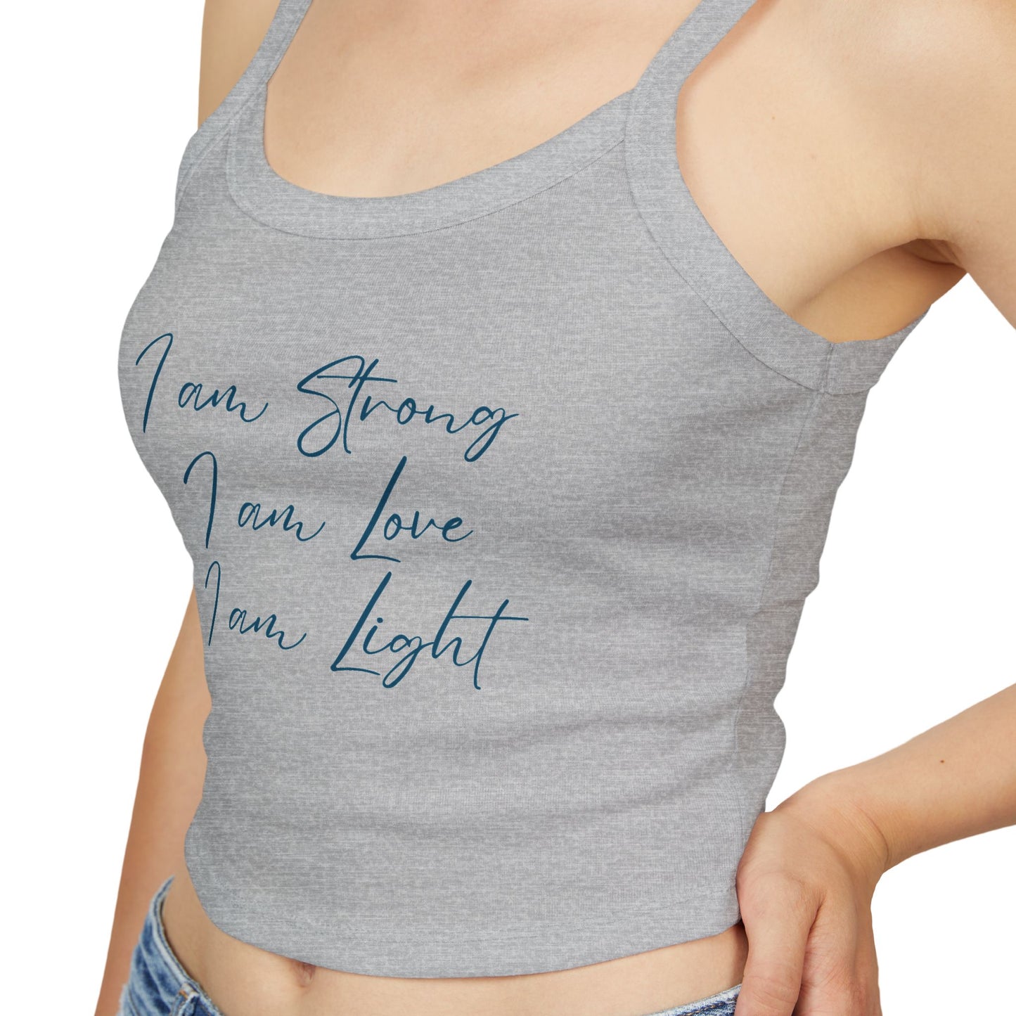 I am Light Women's Spaghetti Strap Tank Top
