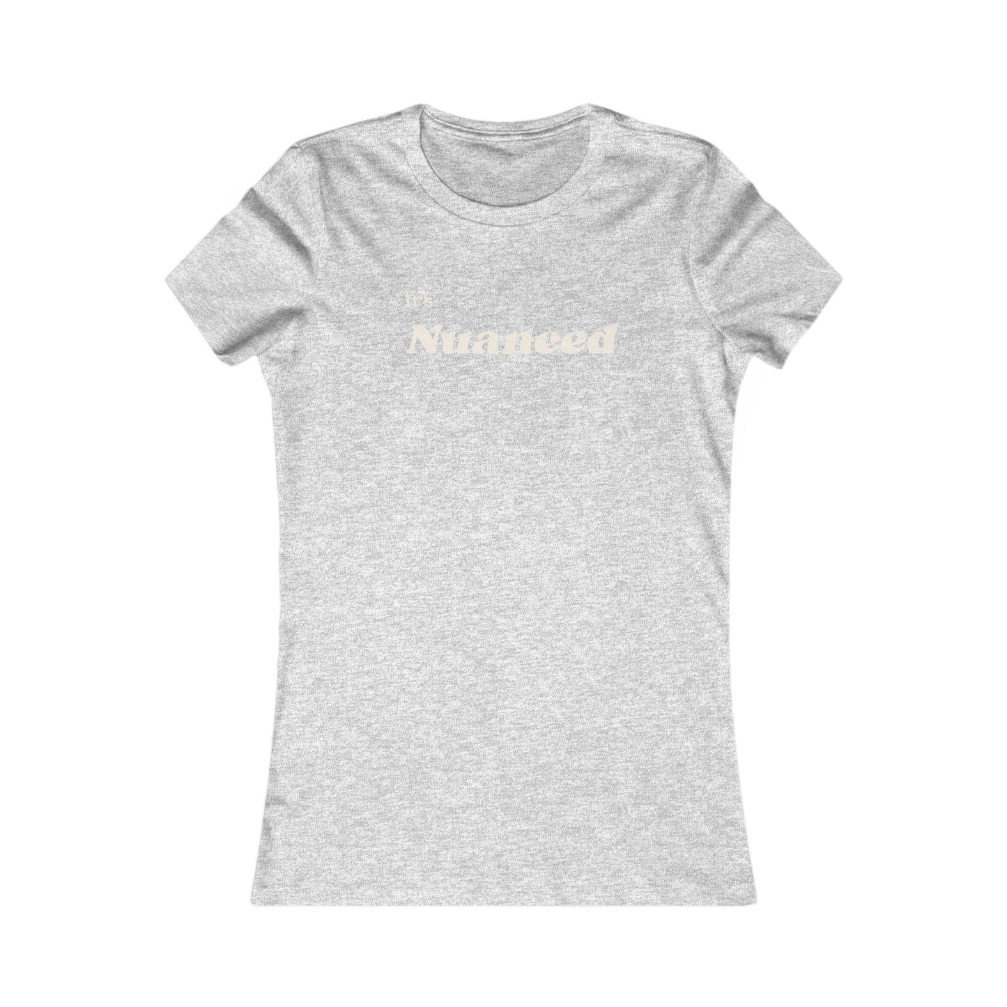 Nuanced Women's Favorite Tee - Embrace Subtlety in Style