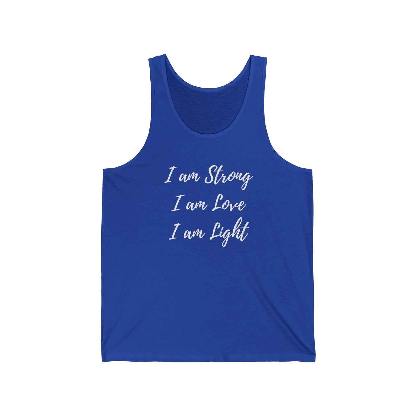 I am Light Jersey Tank