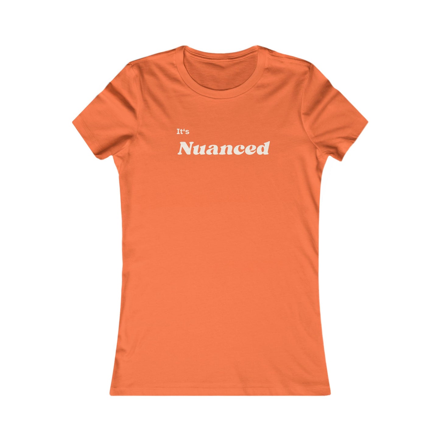 Nuanced Women's Favorite Tee - Embrace Subtlety in Style