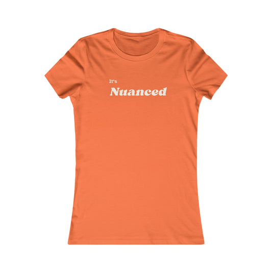 Nuanced Women's Favorite Tee - Embrace Subtlety in Style