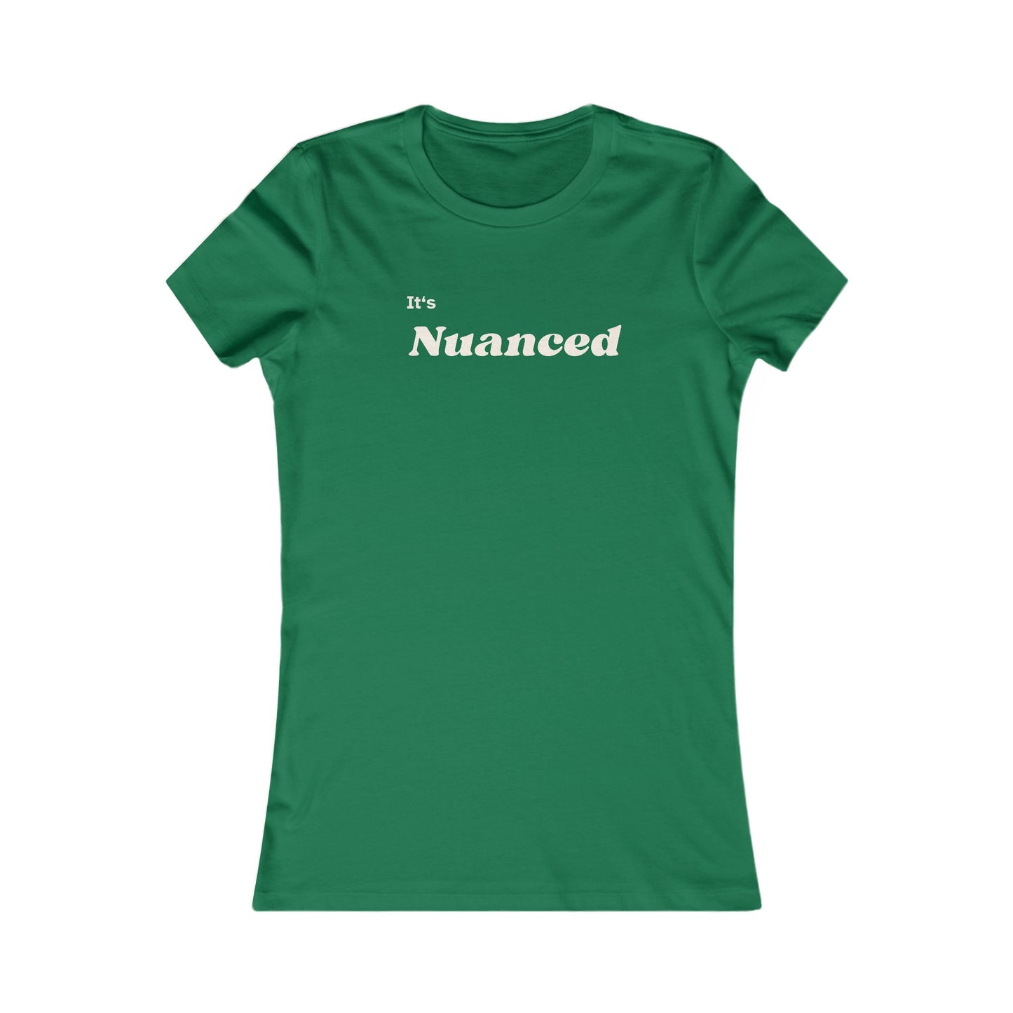 Nuanced Women's Favorite Tee - Embrace Subtlety in Style