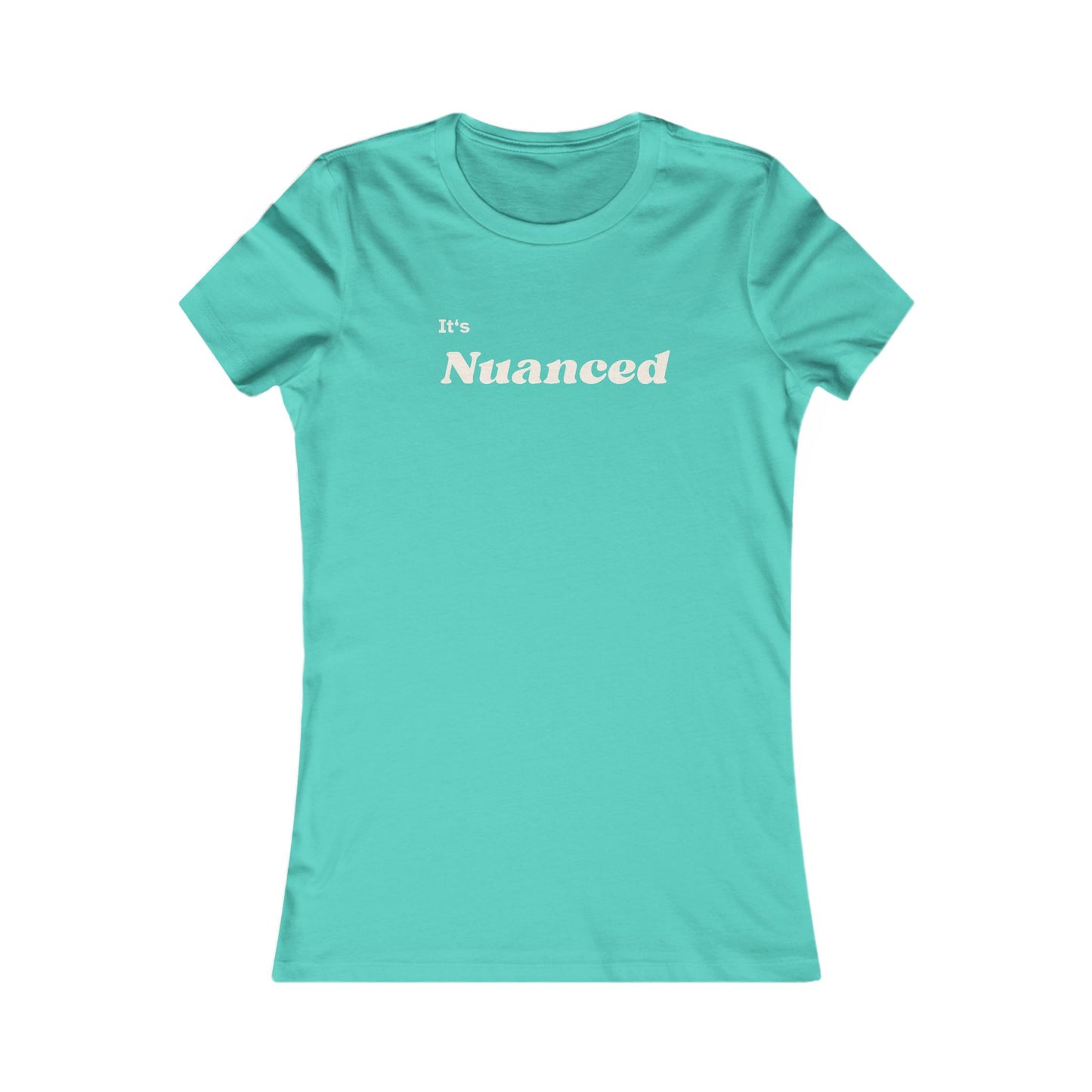 Nuanced Women's Favorite Tee - Embrace Subtlety in Style