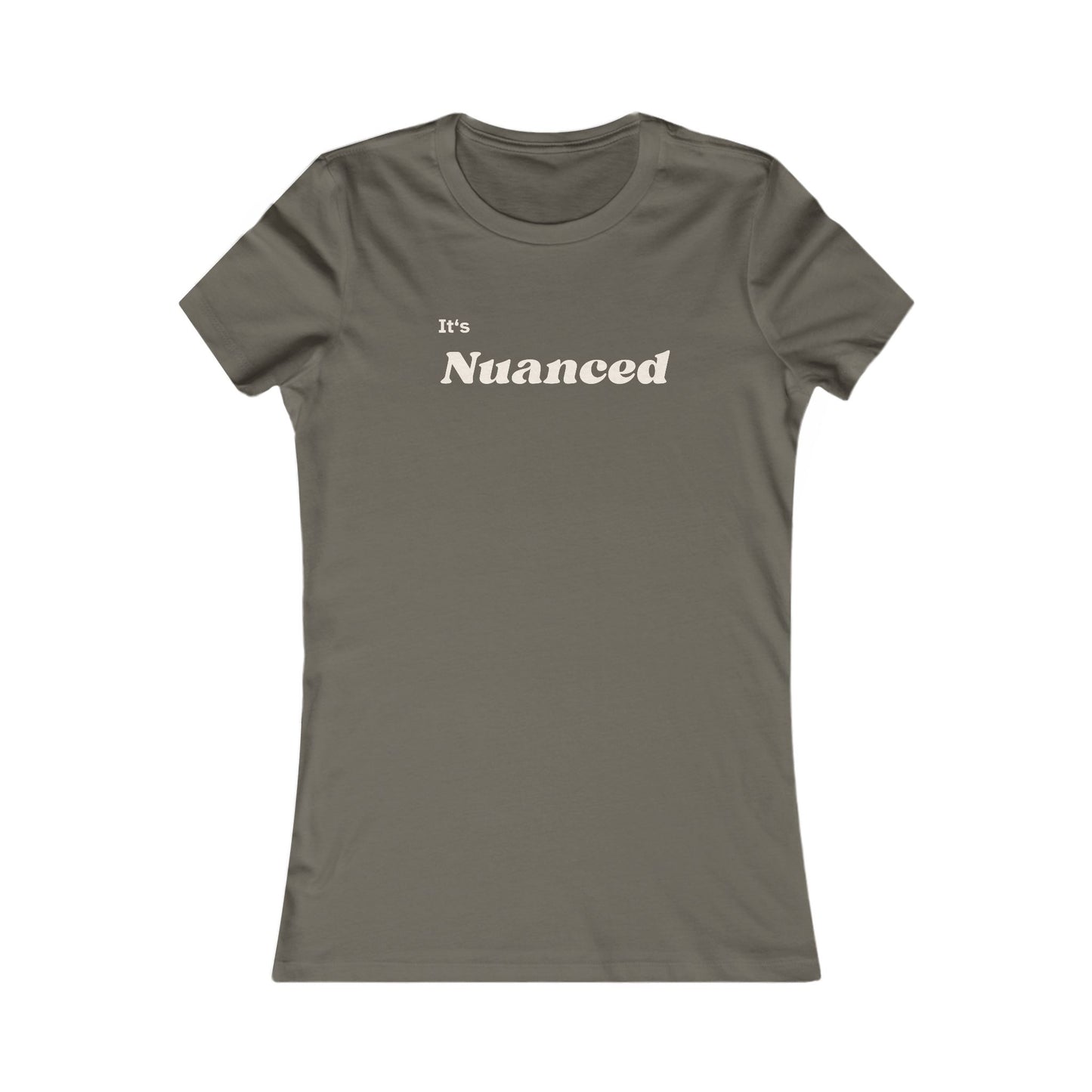 Nuanced Women's Favorite Tee - Embrace Subtlety in Style