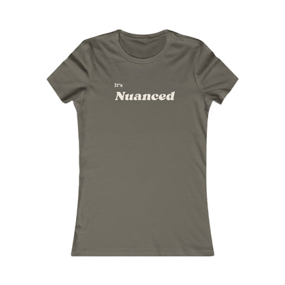 Nuanced Women's Favorite Tee - Embrace Subtlety in Style