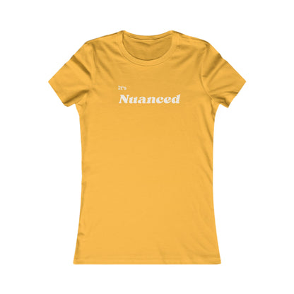 Nuanced Women's Favorite Tee - Embrace Subtlety in Style
