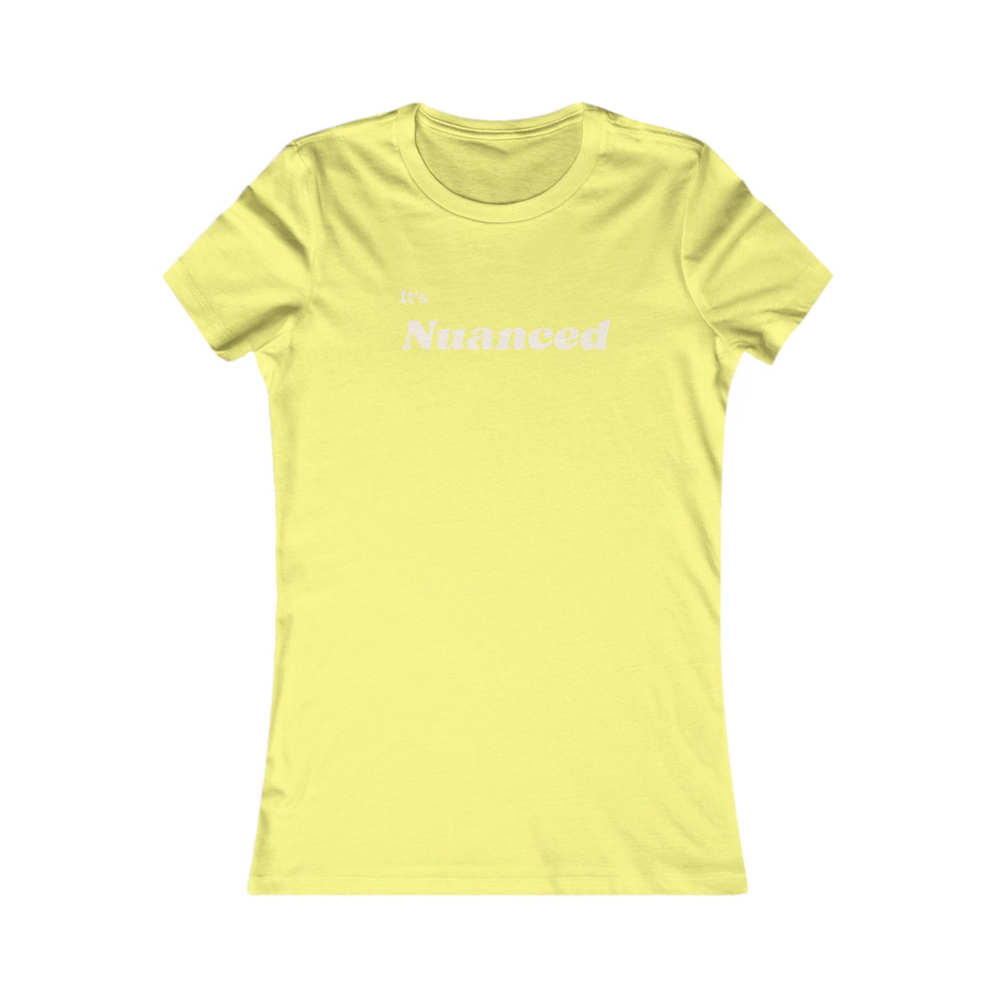Nuanced Women's Favorite Tee - Embrace Subtlety in Style
