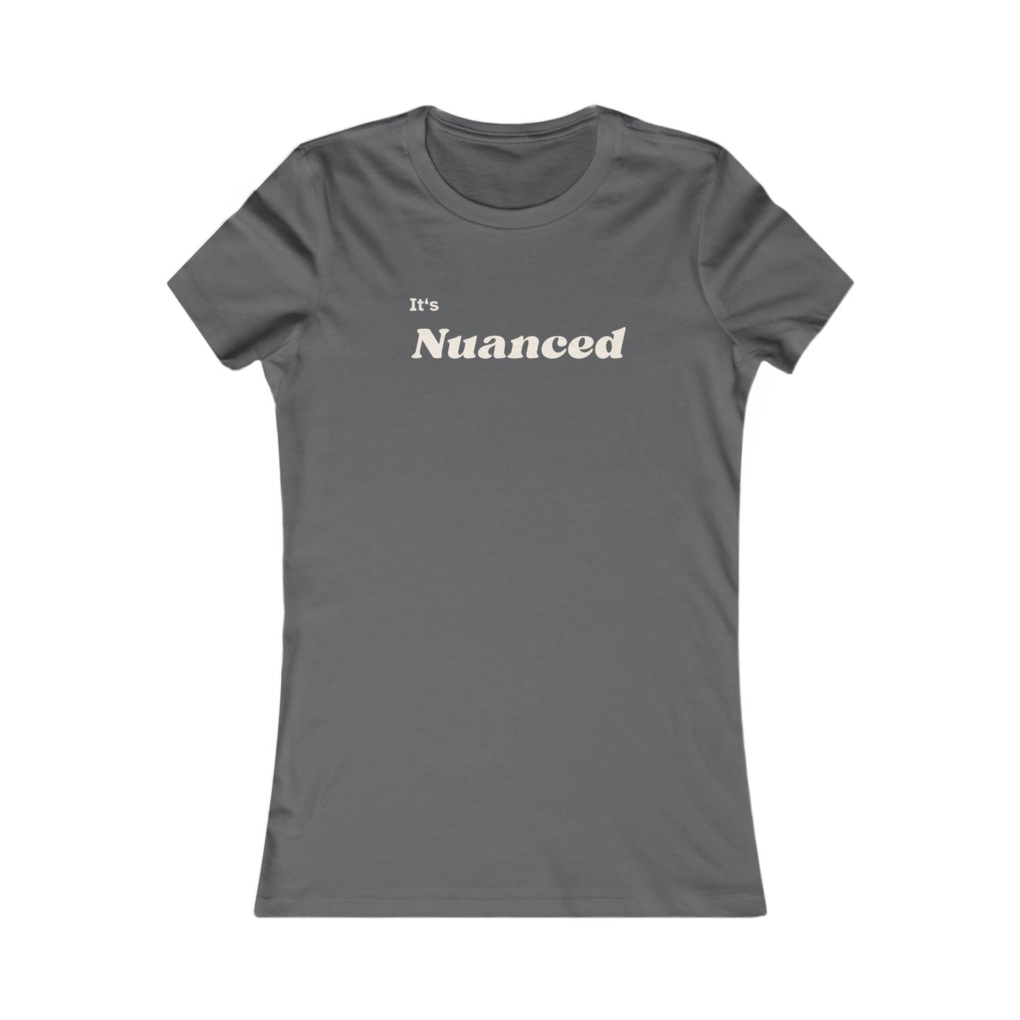 Nuanced Women's Favorite Tee - Embrace Subtlety in Style