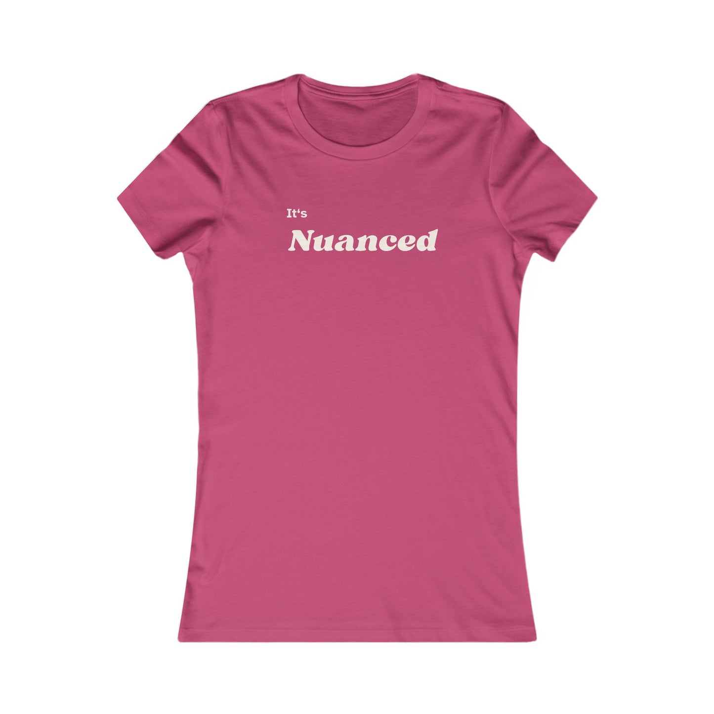 Nuanced Women's Favorite Tee - Embrace Subtlety in Style