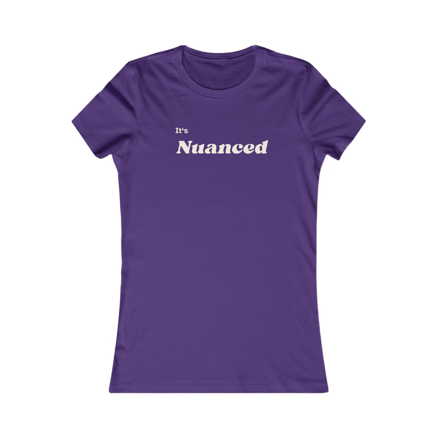 Nuanced Women's Favorite Tee - Embrace Subtlety in Style