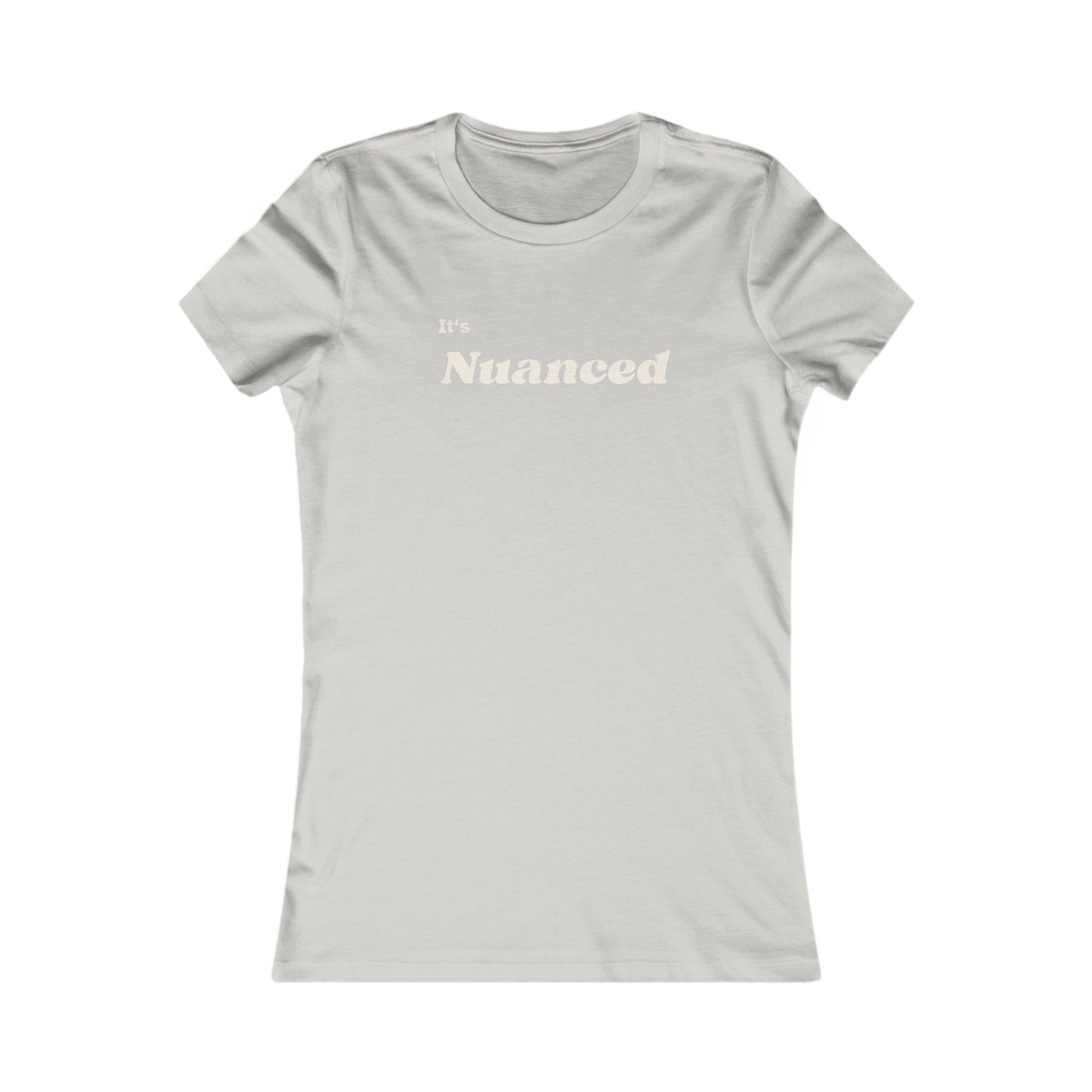 Nuanced Women's Favorite Tee - Embrace Subtlety in Style