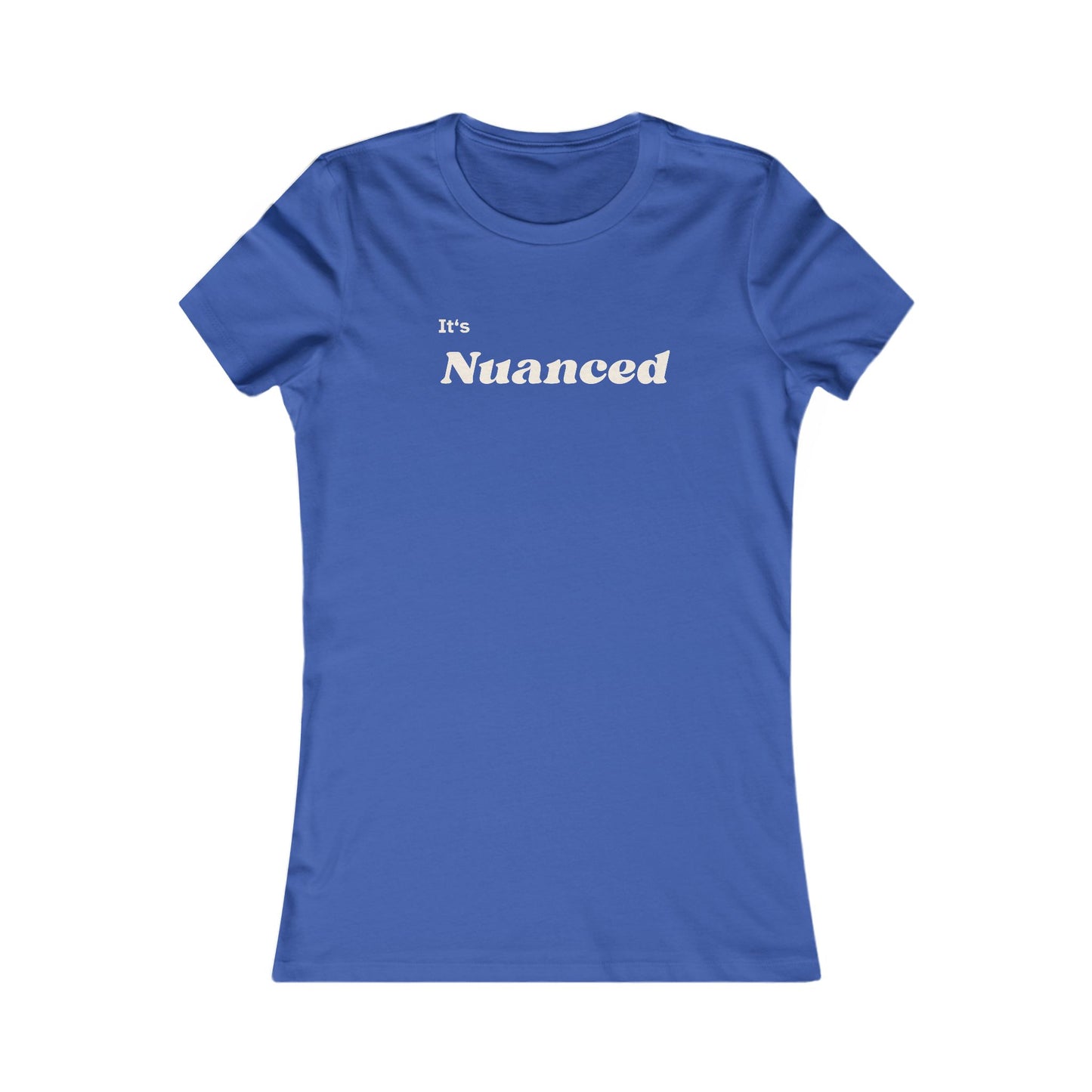 Nuanced Women's Favorite Tee - Embrace Subtlety in Style