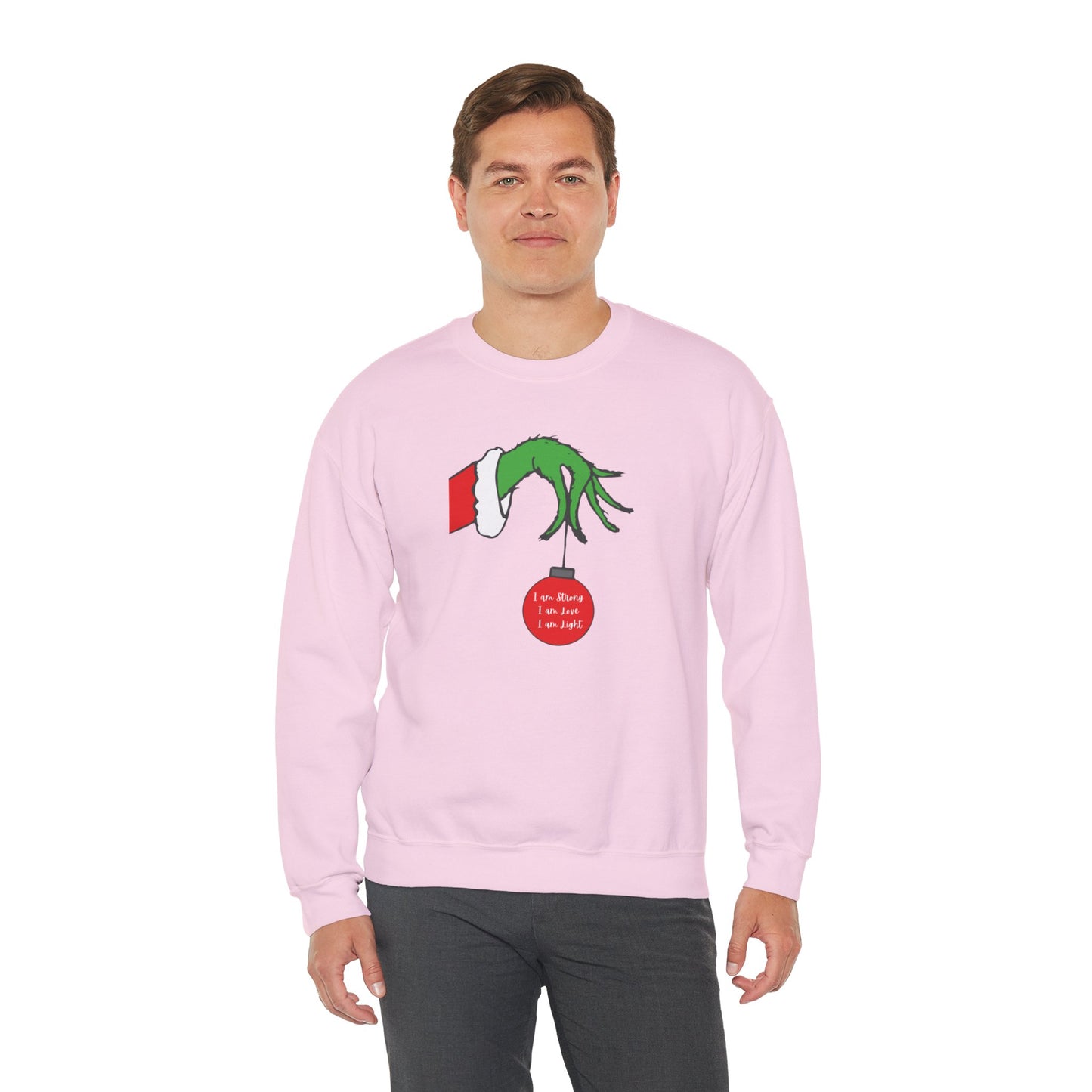 Grinch Hand Ornament Sweatshirt