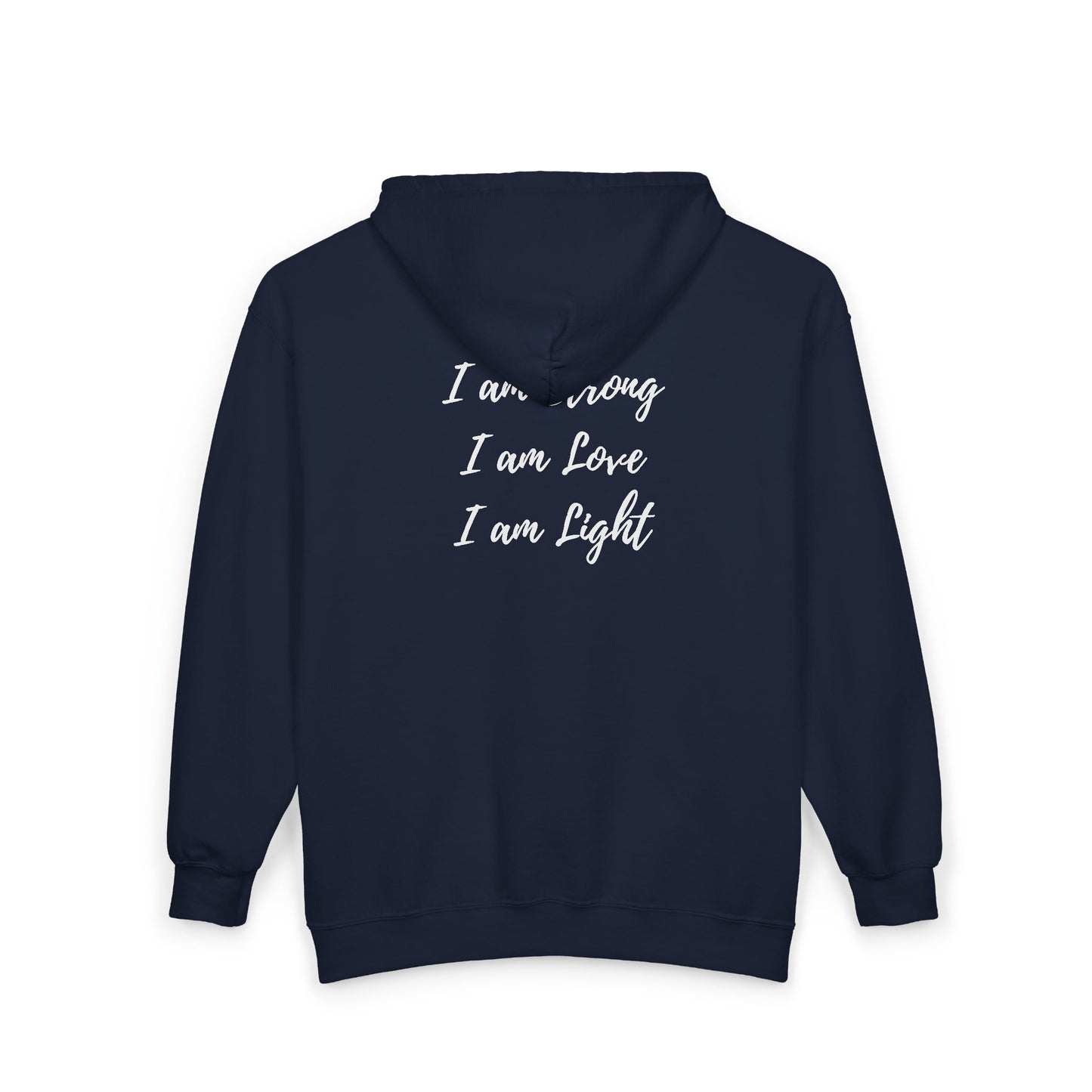 I am Light Unisex Heavy Blend™ Full Zip Hooded Sweatshirt