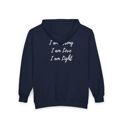 I am Light Unisex Heavy Blend™ Full Zip Hooded Sweatshirt