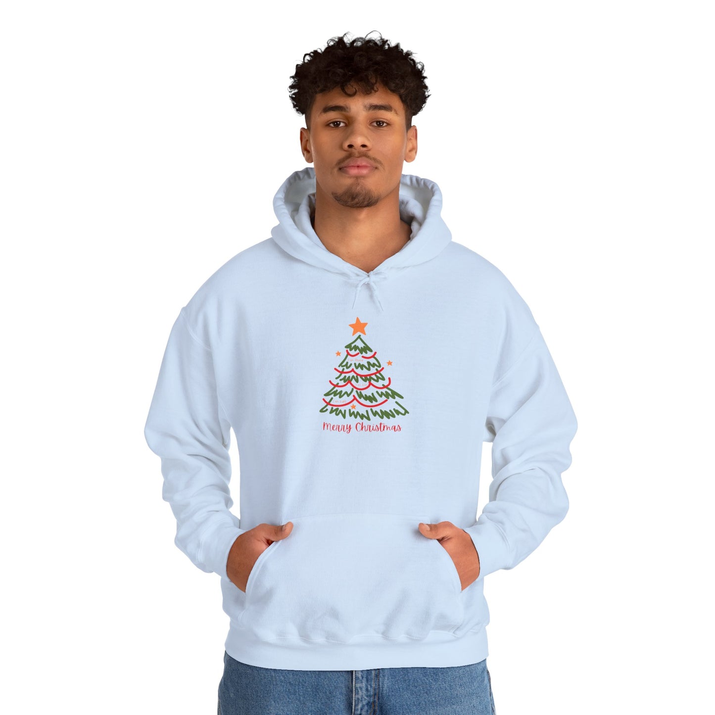 Christmas Tree Sketch Hoodie