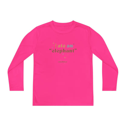 "I Ate an 'Elephant'" Teen Long Sleeve Tee