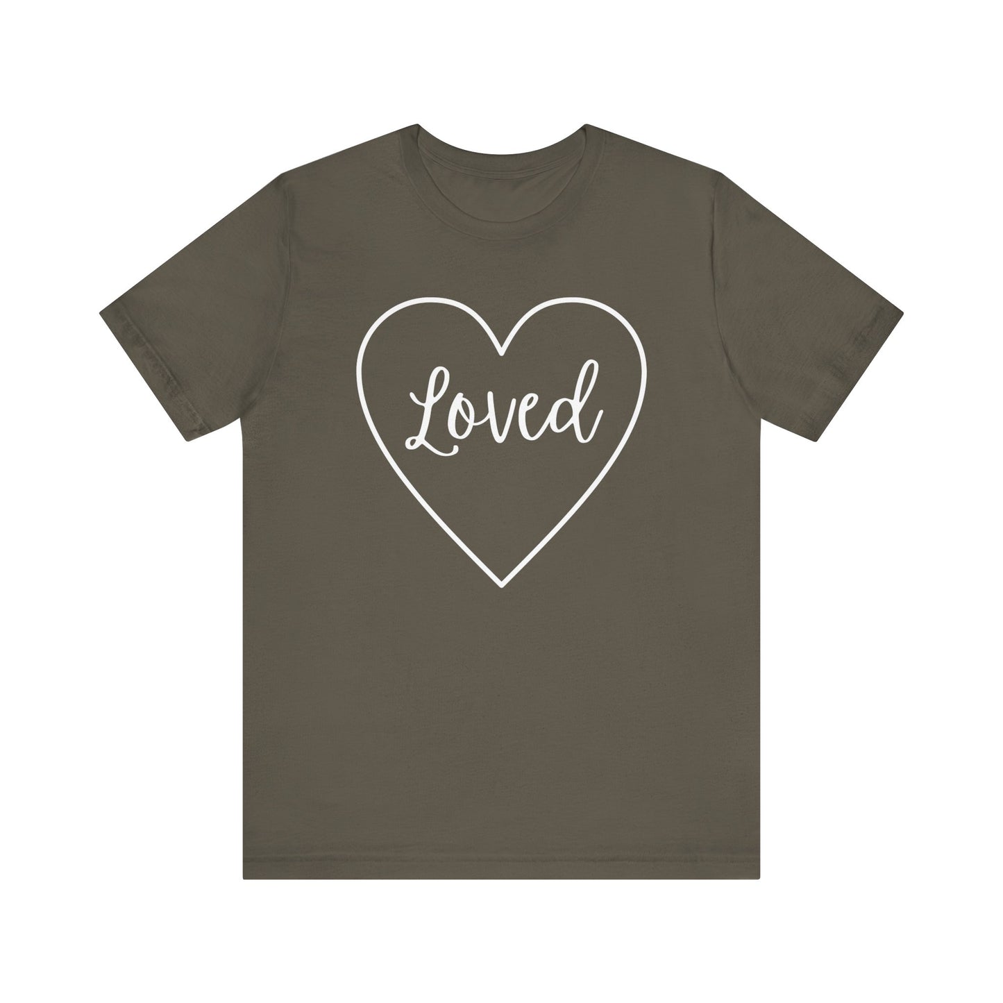 Loved Heart Unisex Jersey Tee